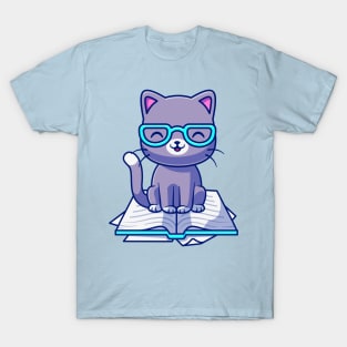 Books are Purrrfect! T-Shirt